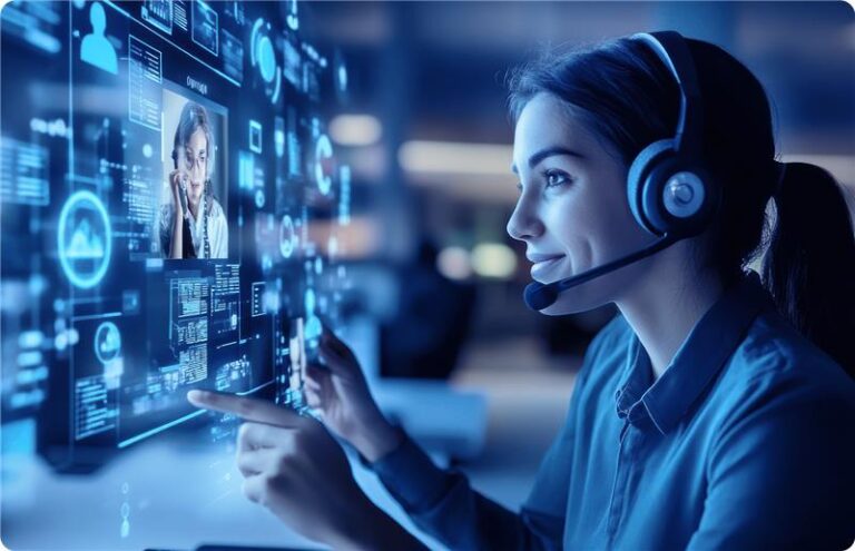 Salesforce call center operations with AI-powered CTI